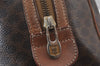 Authentic CELINE Macadam Blason Pattern Clutch Bag PVC Leather Brown Junk 1456K