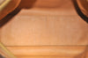 Authentic CELINE Macadam Blason Pattern Clutch Bag PVC Leather Brown Junk 1456K