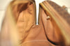 Authentic CELINE Macadam Blason Pattern Clutch Bag PVC Leather Brown Junk 1456K