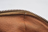 Authentic CELINE Macadam Blason Pattern Clutch Bag PVC Leather Brown Junk 1456K