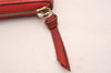 Authentic Louis Vuitton Empreinte Portefeuille Clemence Wallet M60169 Red 1457J