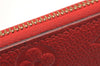 Authentic Louis Vuitton Empreinte Portefeuille Clemence Wallet M60169 Red 1457J