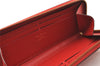 Authentic Louis Vuitton Empreinte Portefeuille Clemence Wallet M60169 Red 1457J