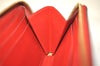 Authentic Louis Vuitton Empreinte Portefeuille Clemence Wallet M60169 Red 1457J