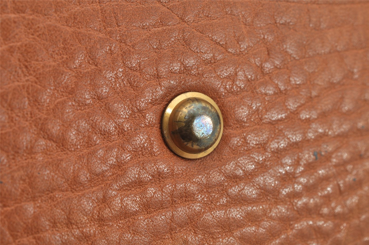 Authentic Burberrys Vintage Leather Hand Boston Bag Purse Brown 1457K