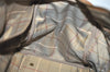 Authentic Burberrys Vintage Leather Hand Boston Bag Purse Brown 1457K