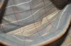 Authentic Burberrys Vintage Leather Hand Boston Bag Purse Brown 1457K