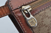 Authentic CELINE Macadam Blason Pattern Clutch Hand Bag PVC Leather Brown 1458K
