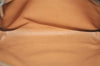 Authentic CELINE Macadam Blason Pattern Clutch Hand Bag PVC Leather Brown 1458K