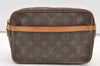Authentic Louis Vuitton Monogram Compiegne 23 Clutch Hand Bag M51847 LV 1460K