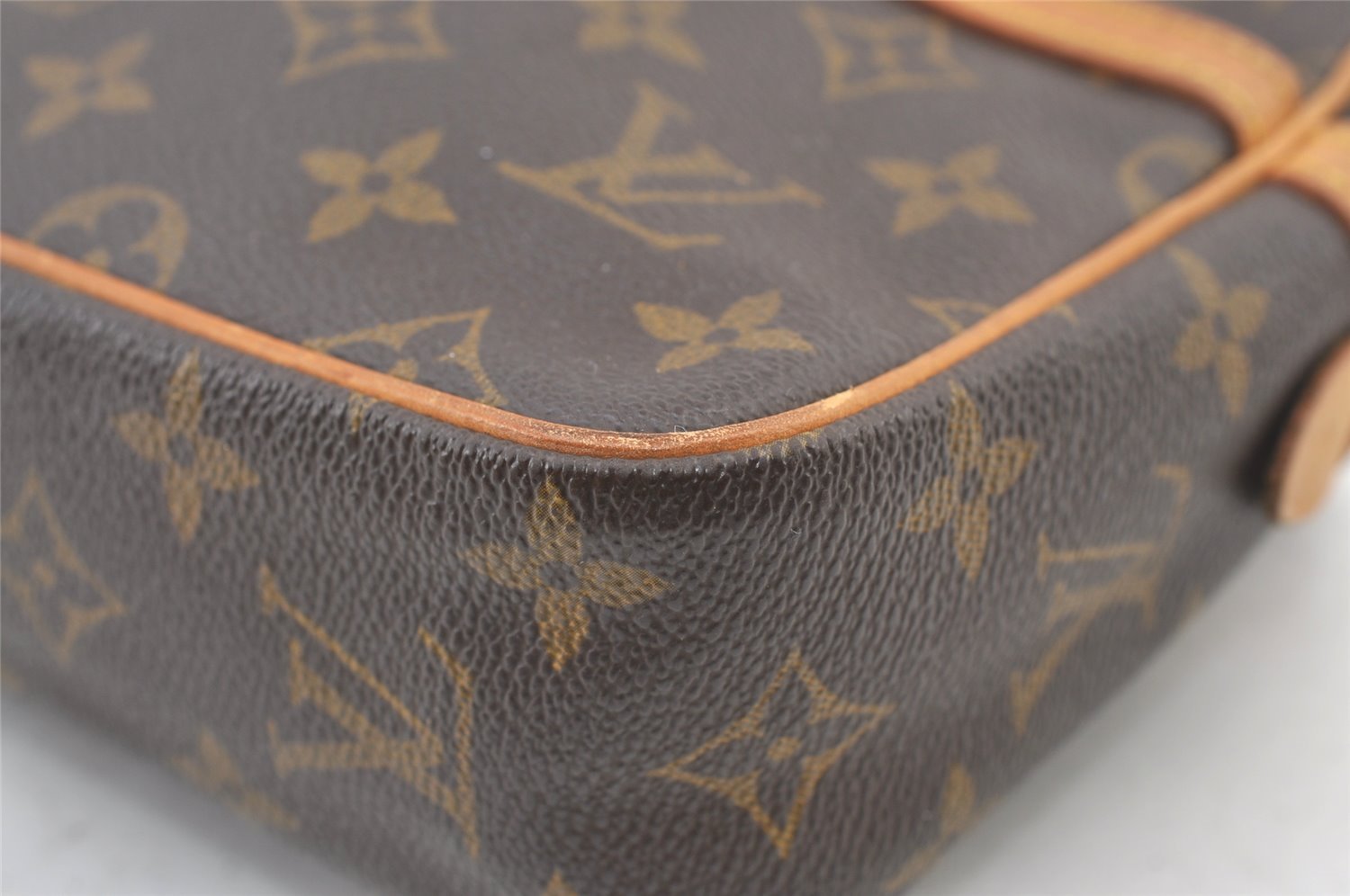 Authentic Louis Vuitton Monogram Compiegne 23 Clutch Hand Bag M51847 LV 1460K