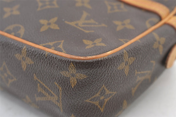 Authentic Louis Vuitton Monogram Compiegne 23 Clutch Hand Bag M51847 LV 1460K