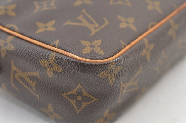 Authentic Louis Vuitton Monogram Compiegne 23 Clutch Hand Bag M51847 LV 1460K