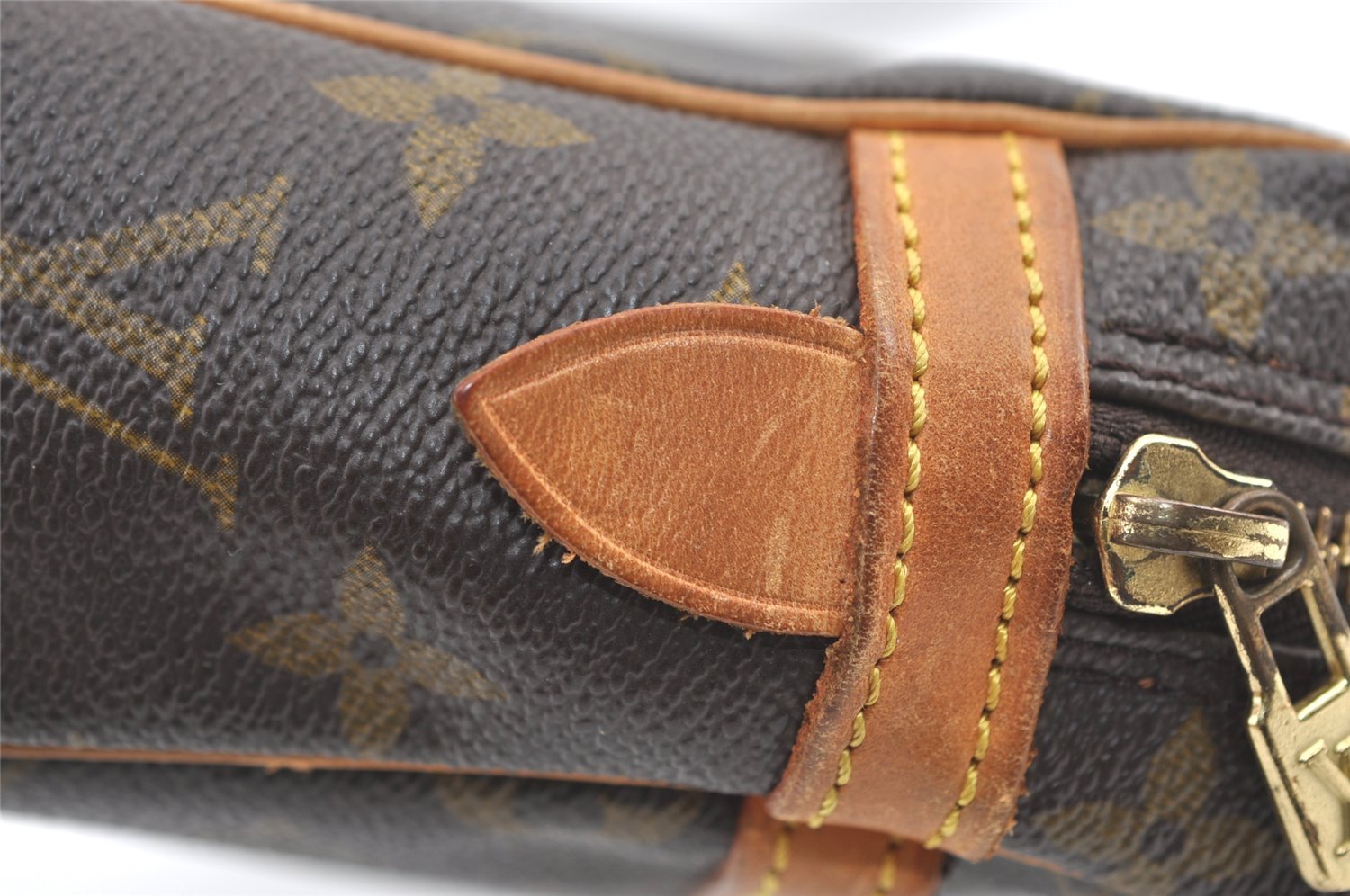 Authentic Louis Vuitton Monogram Compiegne 23 Clutch Hand Bag M51847 LV 1460K