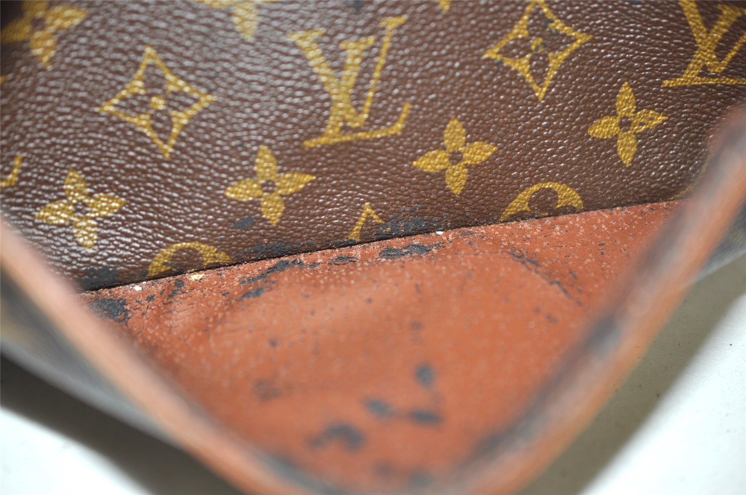 Authentic Louis Vuitton Monogram Compiegne 23 Clutch Hand Bag M51847 LV 1460K