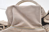 Authentic PRADA Vintage Canapa M Denim 2Way Shoulder Hand Bag Beige 1462K