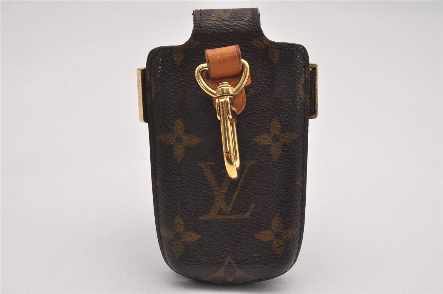 Authentic Louis Vuitton Monogram Etui TelePhone International PM M63064 LV 1463J