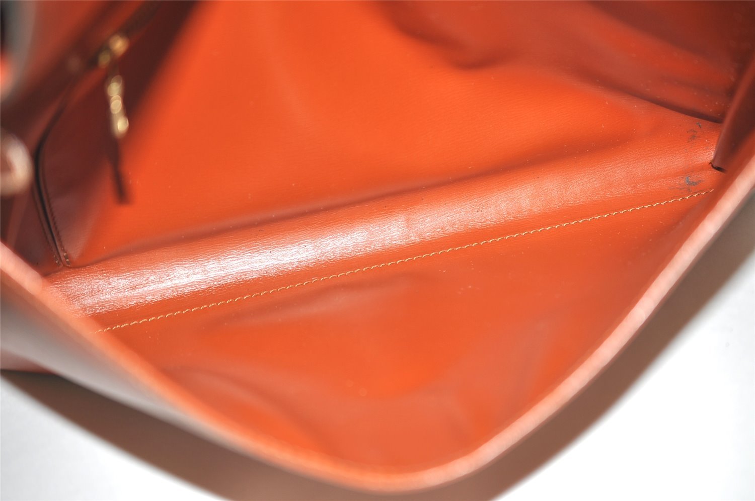 Authentic Louis Vuitton Epi Pochette Enveloppe Document Case M52583 Brown 1465J