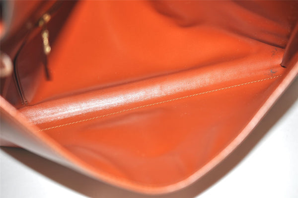 Authentic Louis Vuitton Epi Pochette Enveloppe Document Case M52583 Brown 1465J