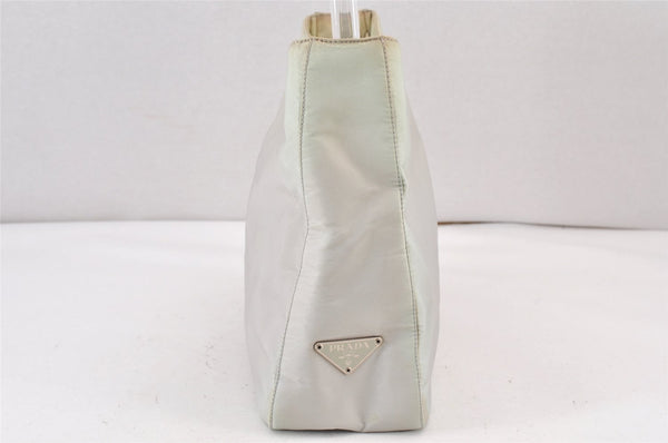 Authentic PRADA Nylon Plastic Shoulder Hand Bag Purse Light Blue 1465K