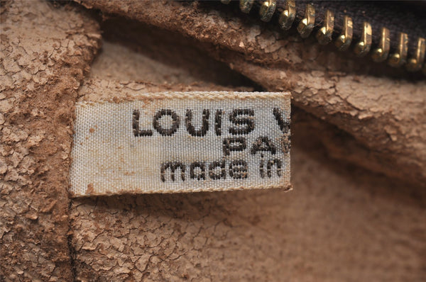 Auth Louis Vuitton Monogram Trousse Toilette 28 Clutch Hand Bag M47522 LV 1466I