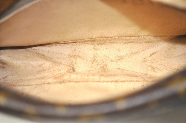 Auth Louis Vuitton Monogram Trousse Toilette 28 Clutch Hand Bag M47522 LV 1466I