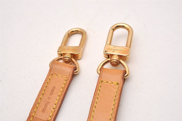 Authentic Louis Vuitton Leather Shoulder Strap Beige 39.6" LV 1466J