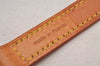 Authentic Louis Vuitton Leather Shoulder Strap Beige 39.6" LV 1466J