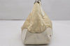 Authentic PRADA Nylon Leather Shoulder Hand Bag BR0810 White Cream 1466K