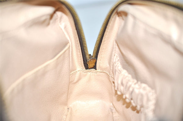 Auth Louis Vuitton Monogram Trousse Toilette 23 Clutch Hand Bag M47524 LV 1468I