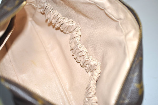 Auth Louis Vuitton Monogram Trousse Toilette 23 Clutch Hand Bag M47524 LV 1468I