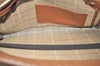 Authentic Burberrys Vintage Leather Clutch Documents PC Case Brown 1468K