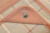 Authentic Burberrys Vintage Leather Clutch Documents PC Case Brown 1468K