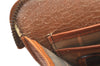 Authentic Burberrys Vintage Leather Clutch Documents PC Case Brown 1468K