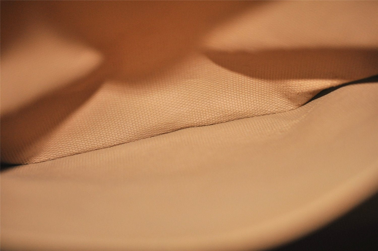 Authentic GUCCI Vintage Clutch Hand Bag Purse GG PVC Leather Brown 1469J