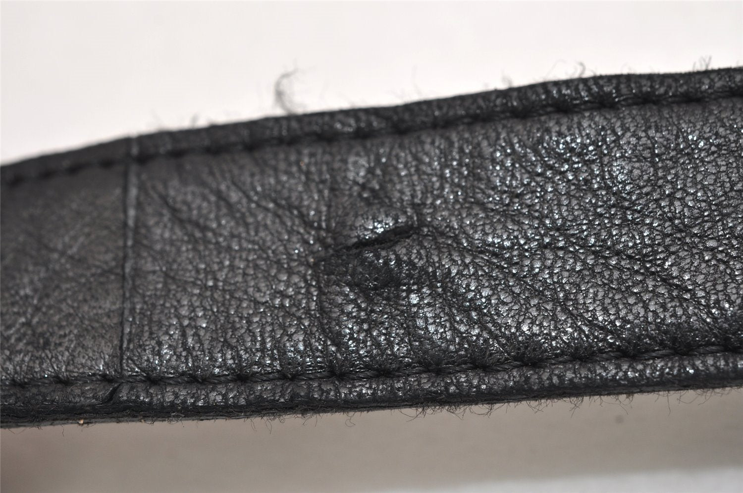 Authentic BOTTEGA VENETA Intrecciato Leather Shoulder Cross Body Bag Black 1469K
