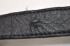 Authentic BOTTEGA VENETA Intrecciato Leather Shoulder Cross Body Bag Black 1469K