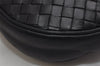 Authentic BOTTEGA VENETA Intrecciato Leather Shoulder Cross Body Bag Black 1469K