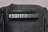 Authentic BOTTEGA VENETA Intrecciato Leather Shoulder Cross Body Bag Black 1469K