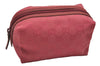 Authentic GUCCI Vintage Pouch Purse GG Canvas Leather 29595 Pink 1470J