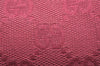 Authentic GUCCI Vintage Pouch Purse GG Canvas Leather 29595 Pink 1470J