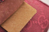 Authentic GUCCI Vintage Pouch Purse GG Canvas Leather 29595 Pink 1470J