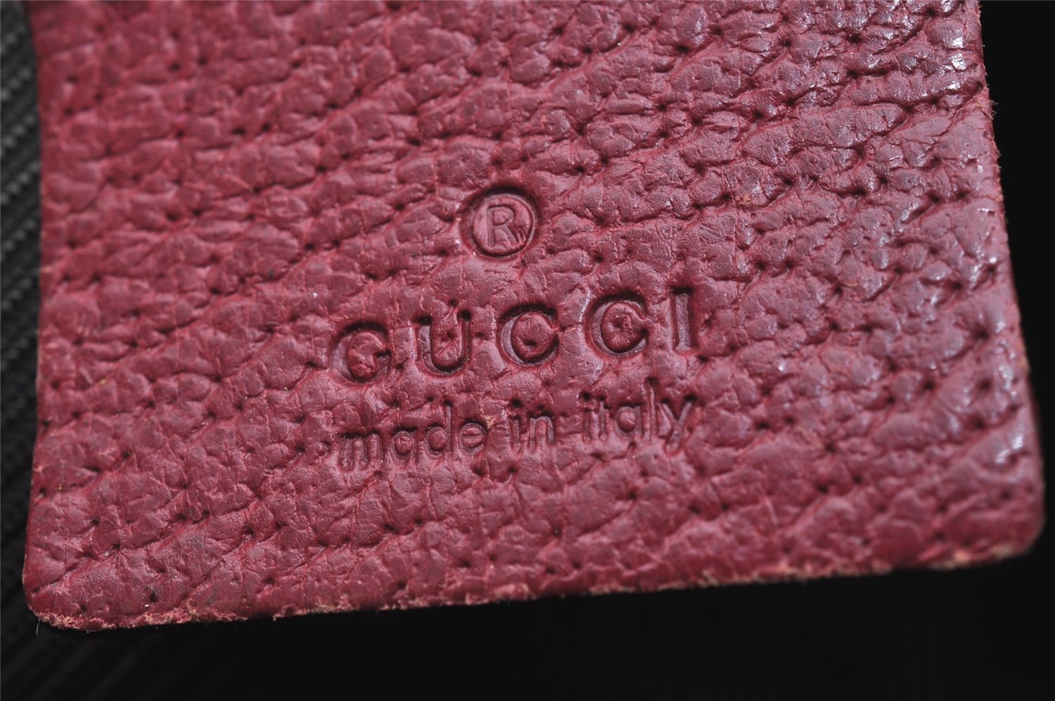 Authentic GUCCI Vintage Pouch Purse GG Canvas Leather 29595 Pink 1470J