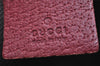 Authentic GUCCI Vintage Pouch Purse GG Canvas Leather 29595 Pink 1470J