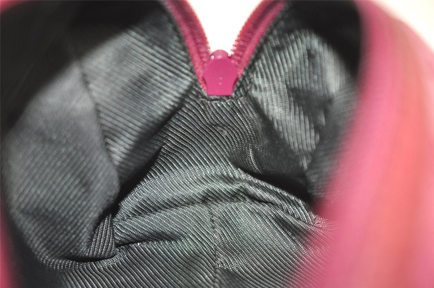 Authentic GUCCI Vintage Pouch Purse GG Canvas Leather 29595 Pink 1470J