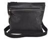 Authentic Christian Dior Trotter Shoulder Cross Body Bag PVC Leather Black 1471K