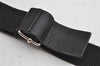 Authentic Christian Dior Trotter Shoulder Cross Body Bag PVC Leather Black 1471K