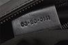 Authentic Christian Dior Trotter Shoulder Cross Body Bag PVC Leather Black 1471K