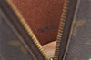 Auth Louis Vuitton Monogram Trousse Demi Ronde 23 Cosmetic Pouch M47520 LV 1472I