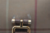 Authentic Burberrys Check Canvas Leather Shoulder Hand Bag Khaki Green 1472K